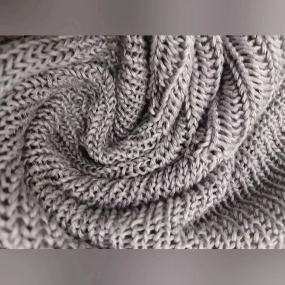 Vince Knit Hooded Open Gray L/S Cardi Size Large - Picture 6 of 7